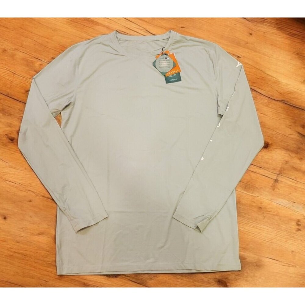YoungLA Mens Shirt Size 2XL Zephyr compression Long Sleeve Scuba Green #424 NWT